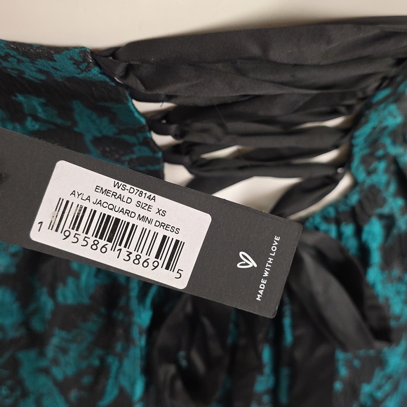 Lulus Ayla Jacquard Strapless Fit And Flare Mini-Dress NWT - Picture 9 of 14